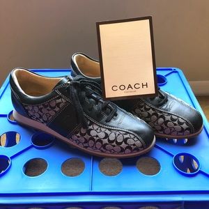 COACH Noella Blk/Wht Women’s Casual Shoes